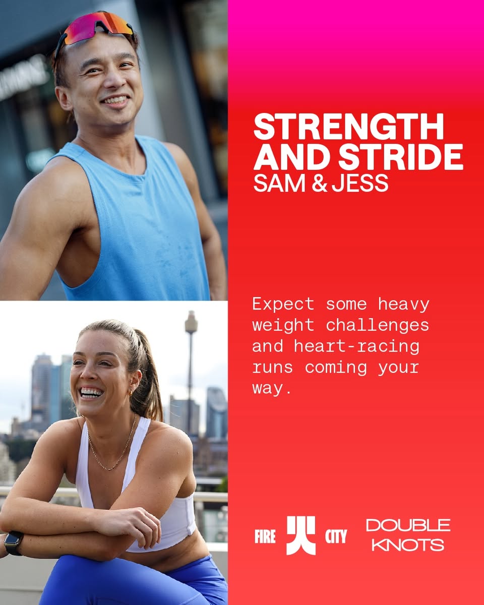 Participants engaging in a group fitness session at lululemon Training Ground.