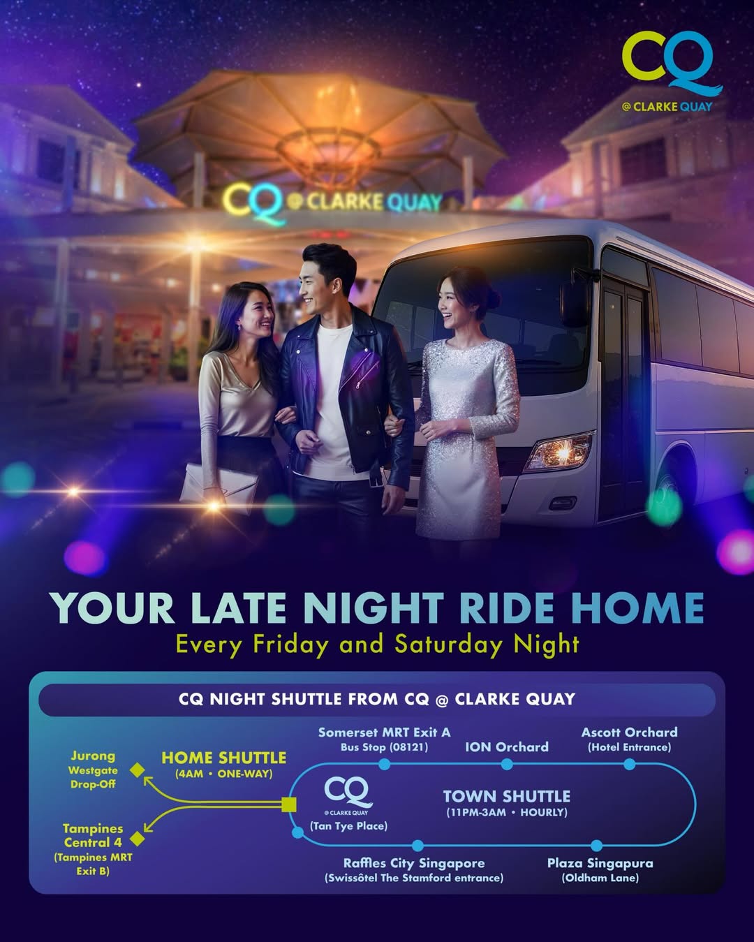 Clarke Quay Night Shuttle