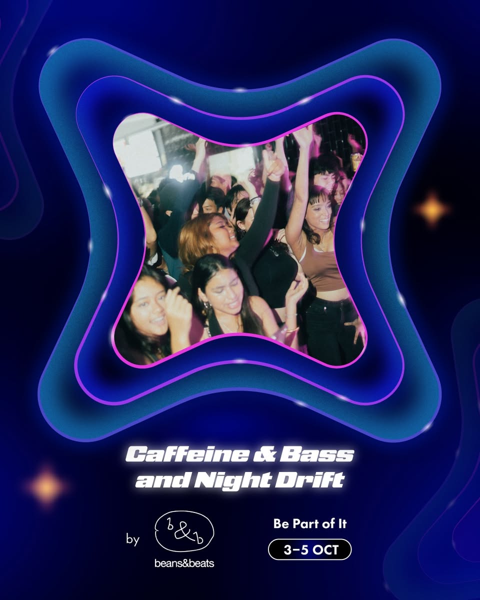 Vibrant crowd enjoying music and drinks at Clarke Quay event