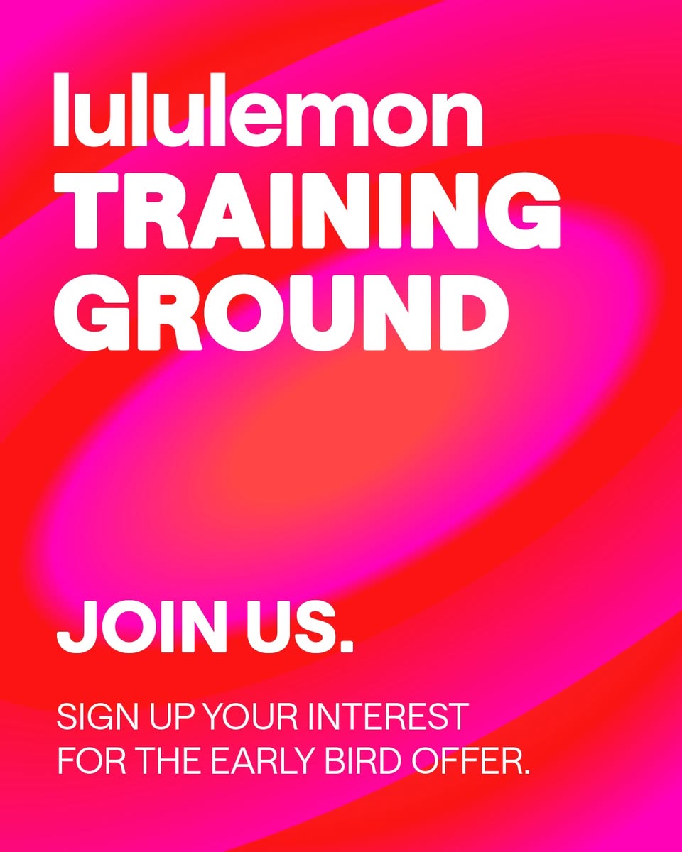 lululemon ambassadors leading a dynamic workout class.