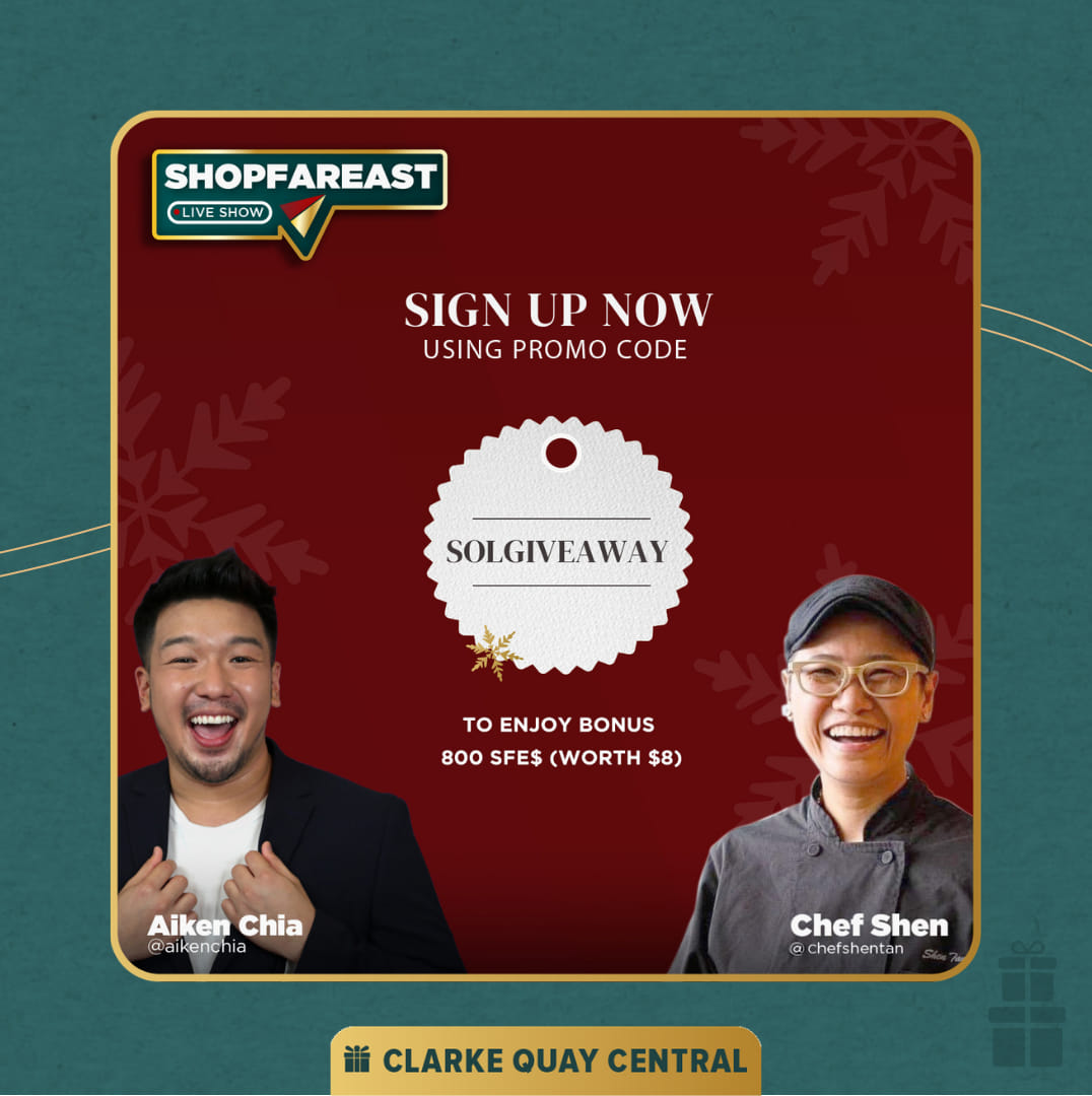Aiken Chia and Chef Shen Tan preparing for a live show