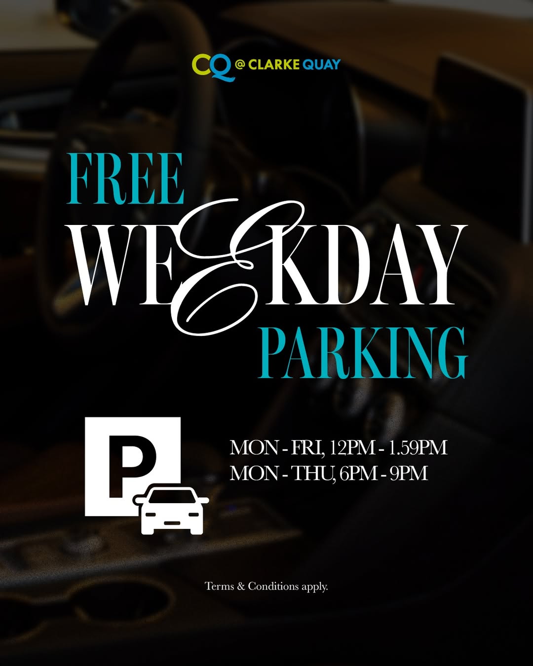 A vibrant view of the Clarke Quay dining and entertainment district.