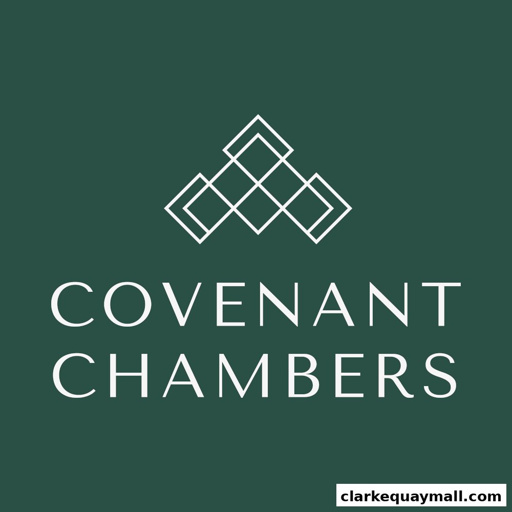 The Covenant Chambers LLC logo features a geometric design above the company name.