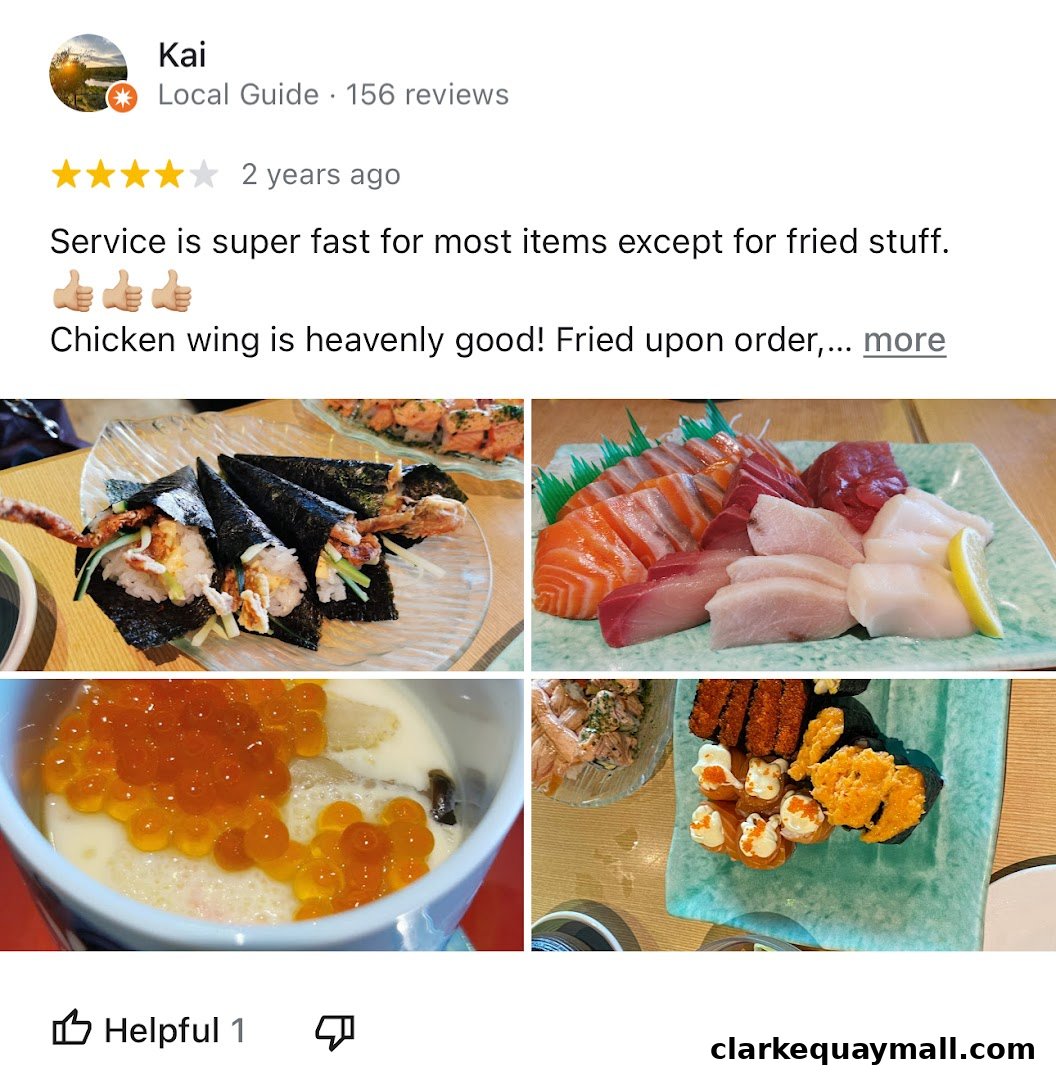 A collage of Japanese food including sushi, sashimi, and a steamed egg dish.