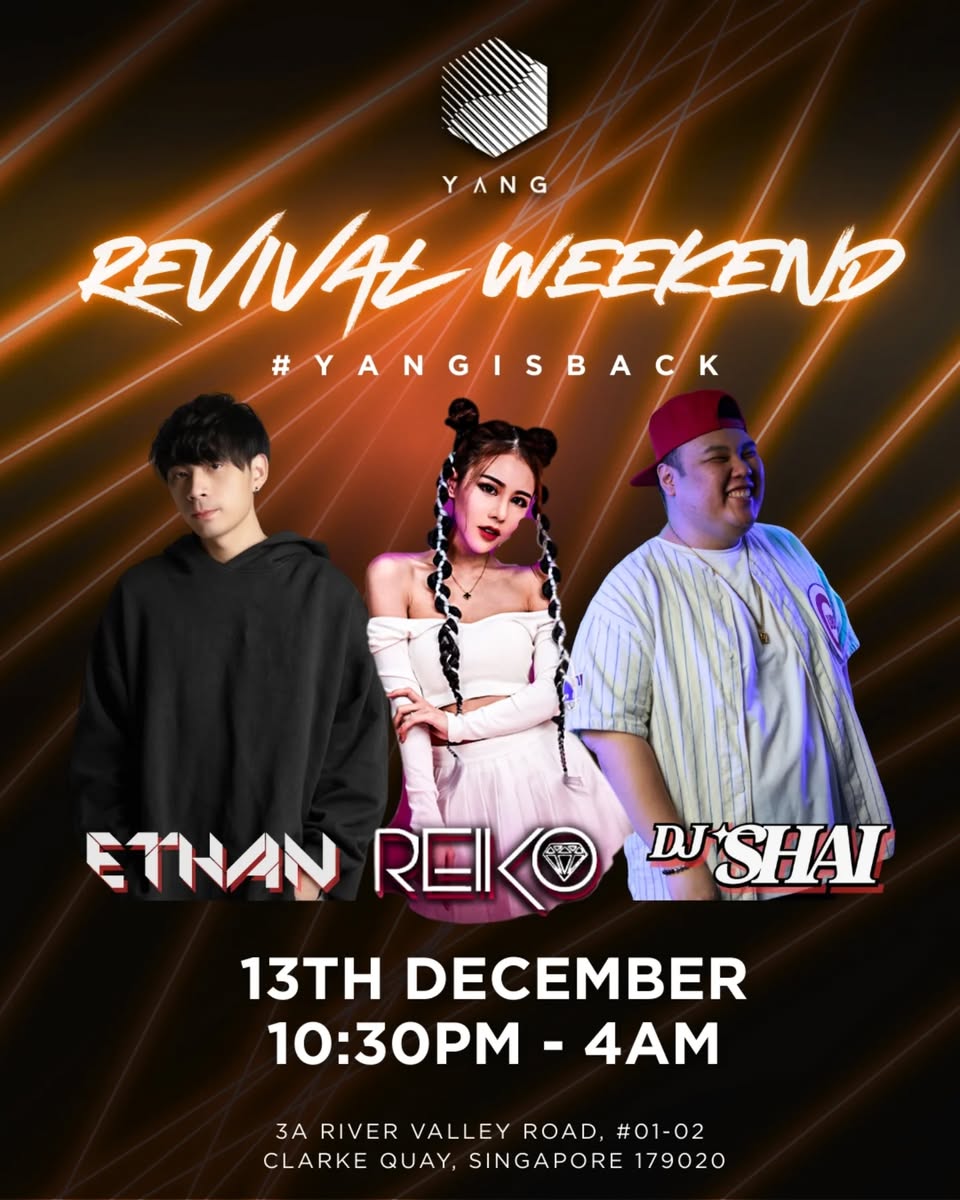 YANG Club featuring DJs Ethan, Kasho, EZ.Rawr, Reiko, DJ Shai